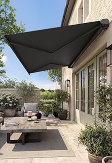 Solis Ultra Luxe, Dark Grey - Electric Full Cassette Awning